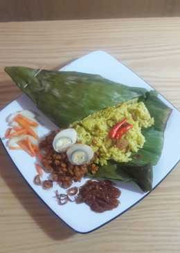 Nasi bakar kare simple