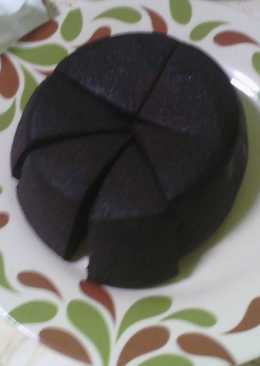 Bronketem kukus (brownies ketan hitam)