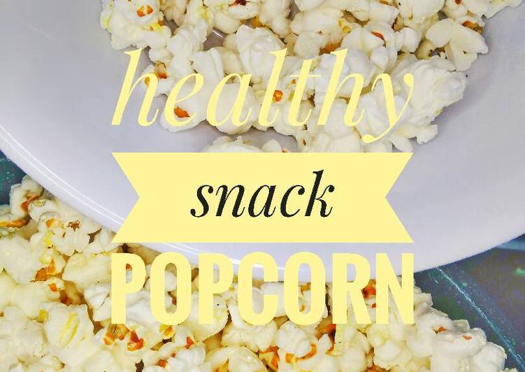 gambar untuk cara membuat Quick and Easy Popcorn