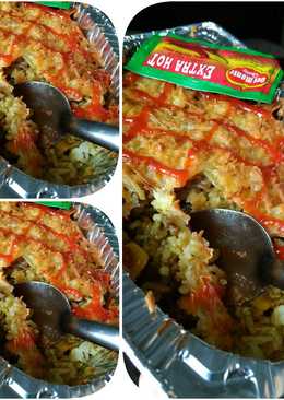 Beef Baked Rice Bukhari