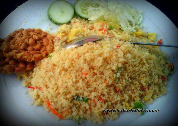 bahan dan cara membuat Nasi jagung goreng