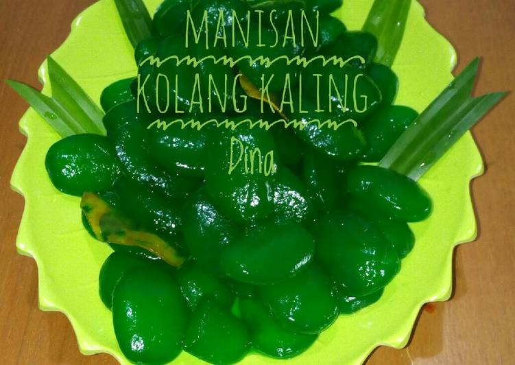 resep Manisan kolang kaling #wangi daun jeruk