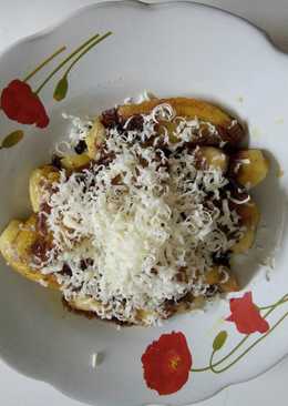 Pisang mentega coklat keju ala ambar