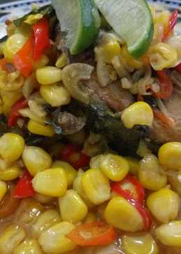 Tumis asam manis tongkol