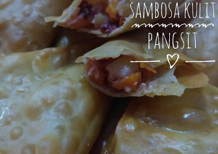 Resep Sambosa kulit pangsit Dari mimibelkitchen