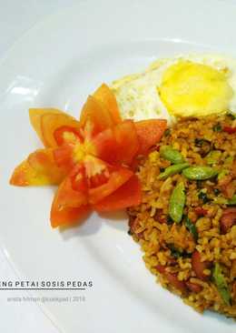 Nasi Goreng Petai Sosis Pedas