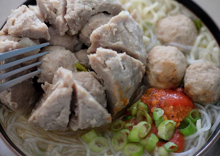 Resep Bakso Urat Beranak oleh Fitri Harrell Kitchen - Cookpad