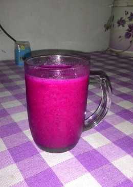 Jus yakult buah naga