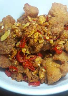 Pop chicken cabe garam / ayam pop