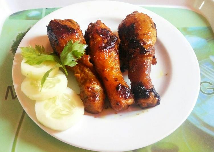 gambar untuk resep makanan Ayam bakar manis (pk teflon)