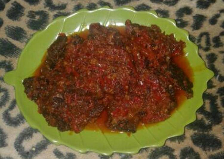 resep Dendeng Balado Batokok