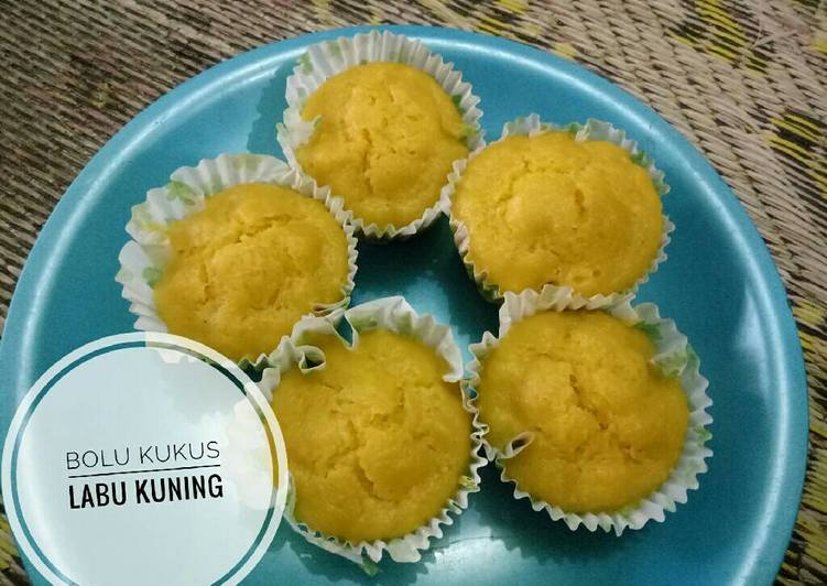 Resep Bolu kukus labu kuning - lia margarita