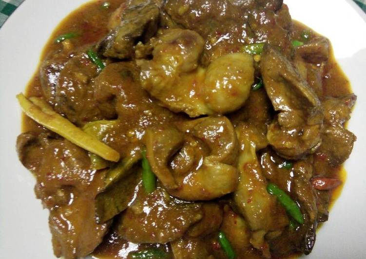 gambar untuk resep makanan Ati ampela ayam masak bumbu