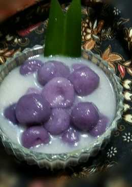 Jenang Candil Ubi Ungu Saus Santan