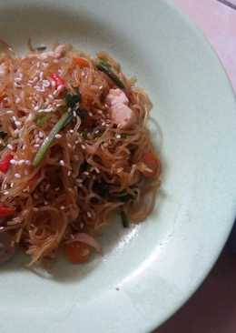 Bihun goreng ala japchae korea