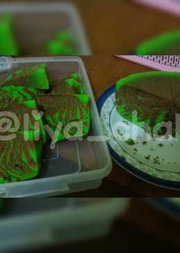 Bolu zebra (kukus) lembut empuk