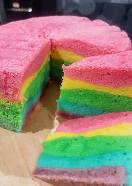 Bolu kukus Rainbow