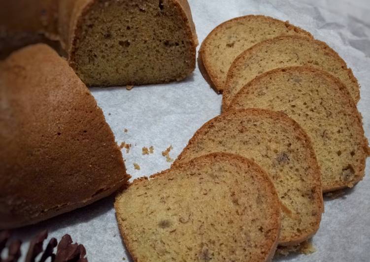 gambar untuk cara membuat Banana Sponge Cake ala Ricke Indriani (#pr_babananakeik)