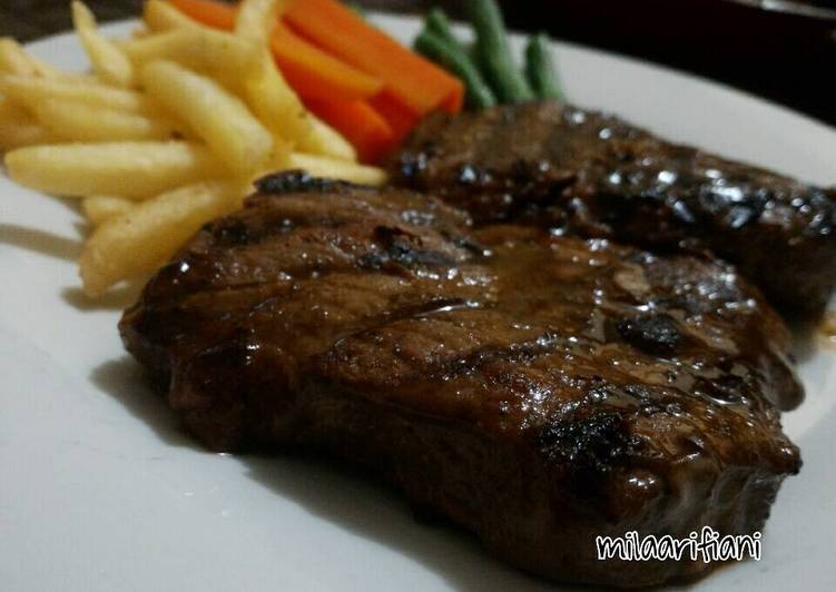 resep lengkap untuk Tenderloin Steak Praktis