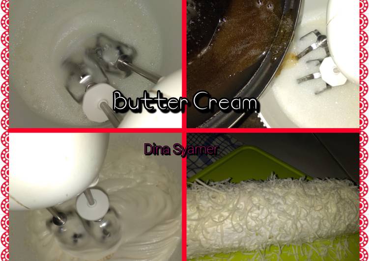 resep makanan Butter Cream Putih Telur