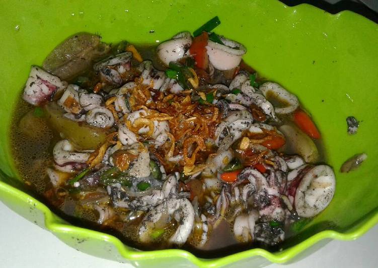 resep Cumi - Cumi kua Hitam