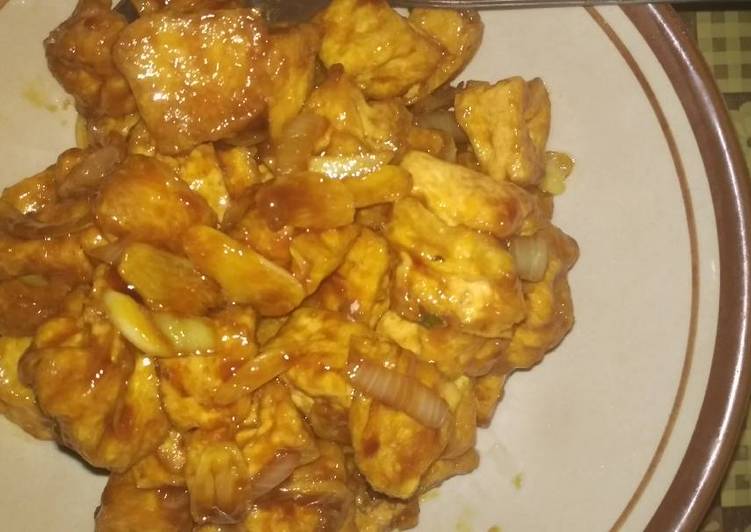 gambar untuk resep makanan Tahu putih saus tiram