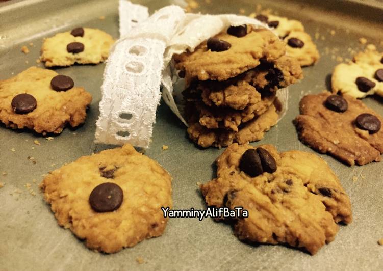 gambar untuk cara membuat Chocochip cookies renyah