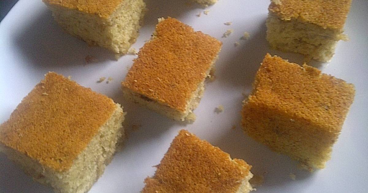 Resep BANANA CAKE aka CAKE PISANG moist kaya kapas