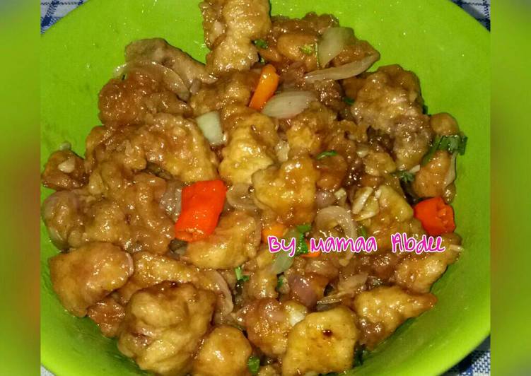 gambar untuk resep Saus Tiram Ayam Popcorn Rumahan