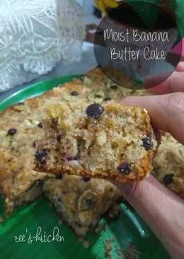 Banana butter cake