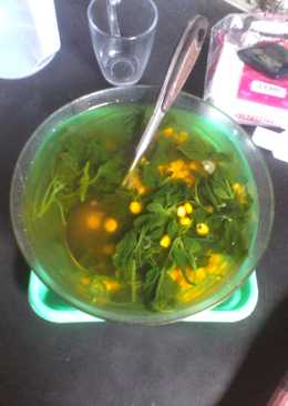 Sayur Kunci Bayam dan Jagung