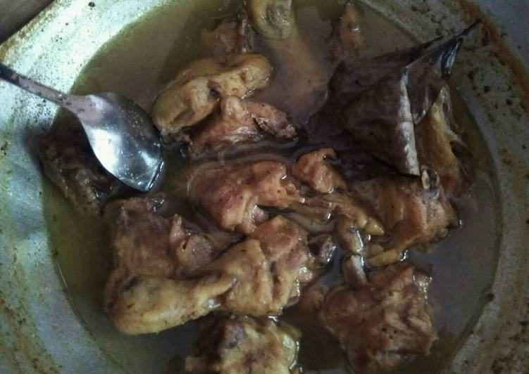 resep makanan Ayam ukep Bumbu Kuning