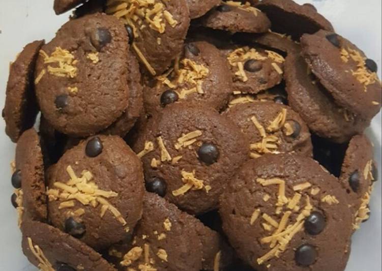 Resep Cookies coklat keju anti gagal