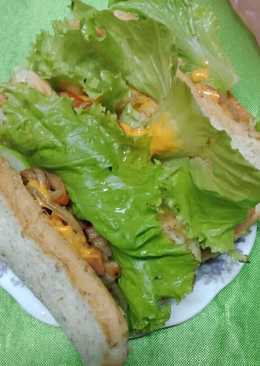 Sandwich Teriyaki- Sarapan Sehat