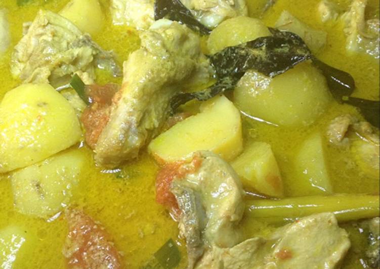 resep masakan Gulen manuk / gule ayam khas suku karo