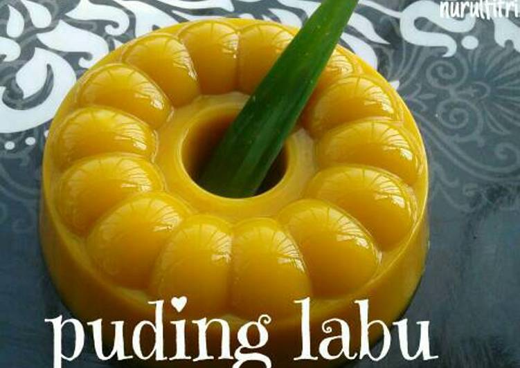 resep Puding Labu, lembut membelai lidah.. ????