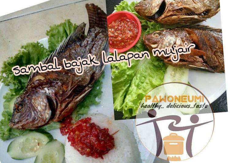 resep Sambal bajak lalap mujair