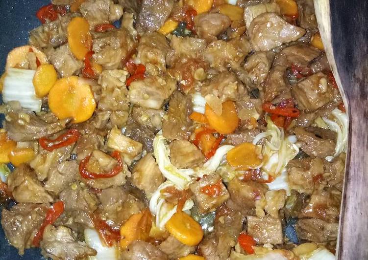 resep lengkap untuk Oseng-oseng daging sapi