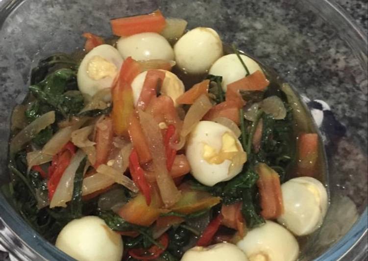 Resep Cah Kangkung Telur Puyuh by Saori Saus Tiram Dari Catherine
Soesanto