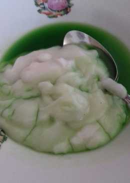 Bubur sumsum pasta pandan