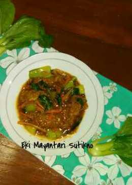 Pokcoy Saus Tiram Ayam Lada Hitam