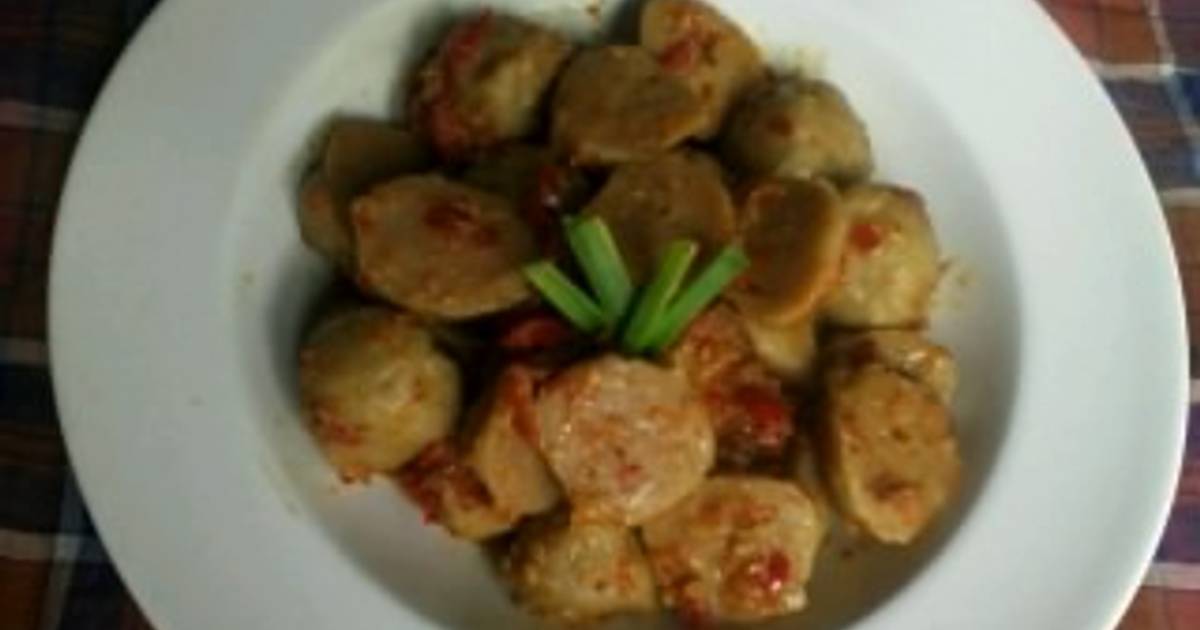 Resep Bakso  Balado Pedas  oleh Bunda Irmawati Cookpad