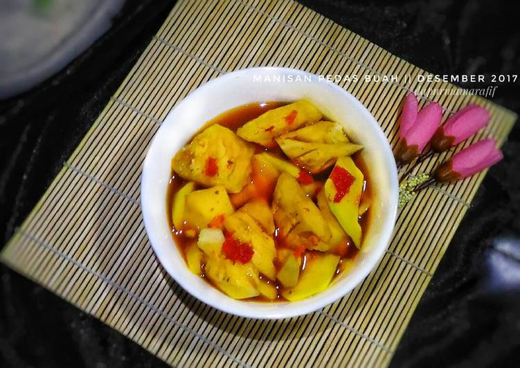 resep makanan Manisan pedas buah (asam, manis, segar)