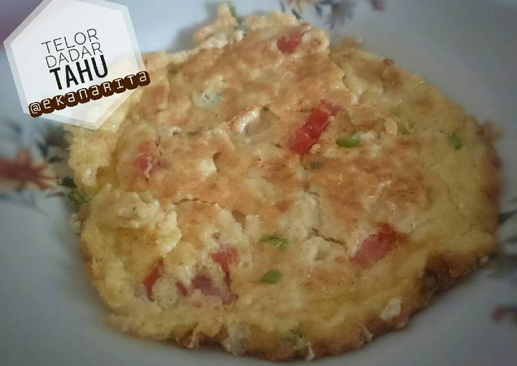 resep lengkap untuk Telur dadar tahu praktis