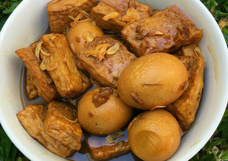 Resep Telur Kecap Kuah bubur Palembang - Dapur Nara