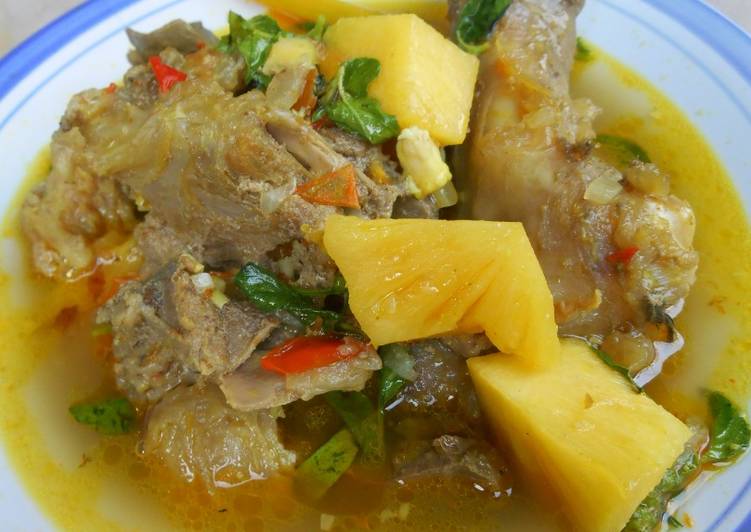 resep lengkap untuk Pindang tulang (kambing)