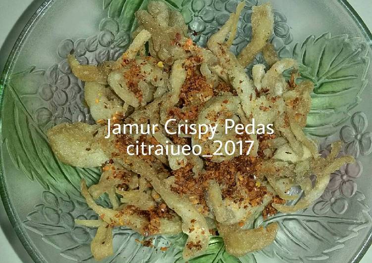 resep masakan Jamur Crispy Pedas