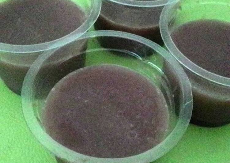 gambar untuk resep Chocolate Silky Pudding (Puding Sedot) simpel