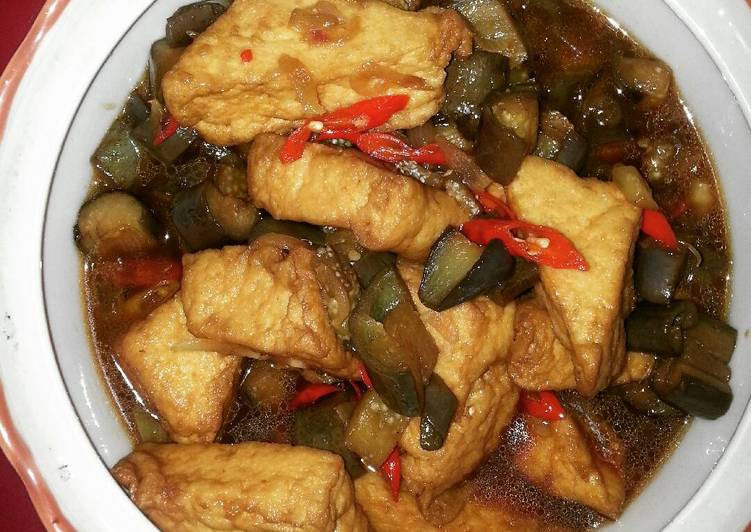 resep makanan Semur tahu terong