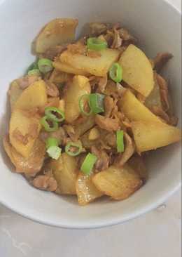 Tumis ayam kentang untuk anak2